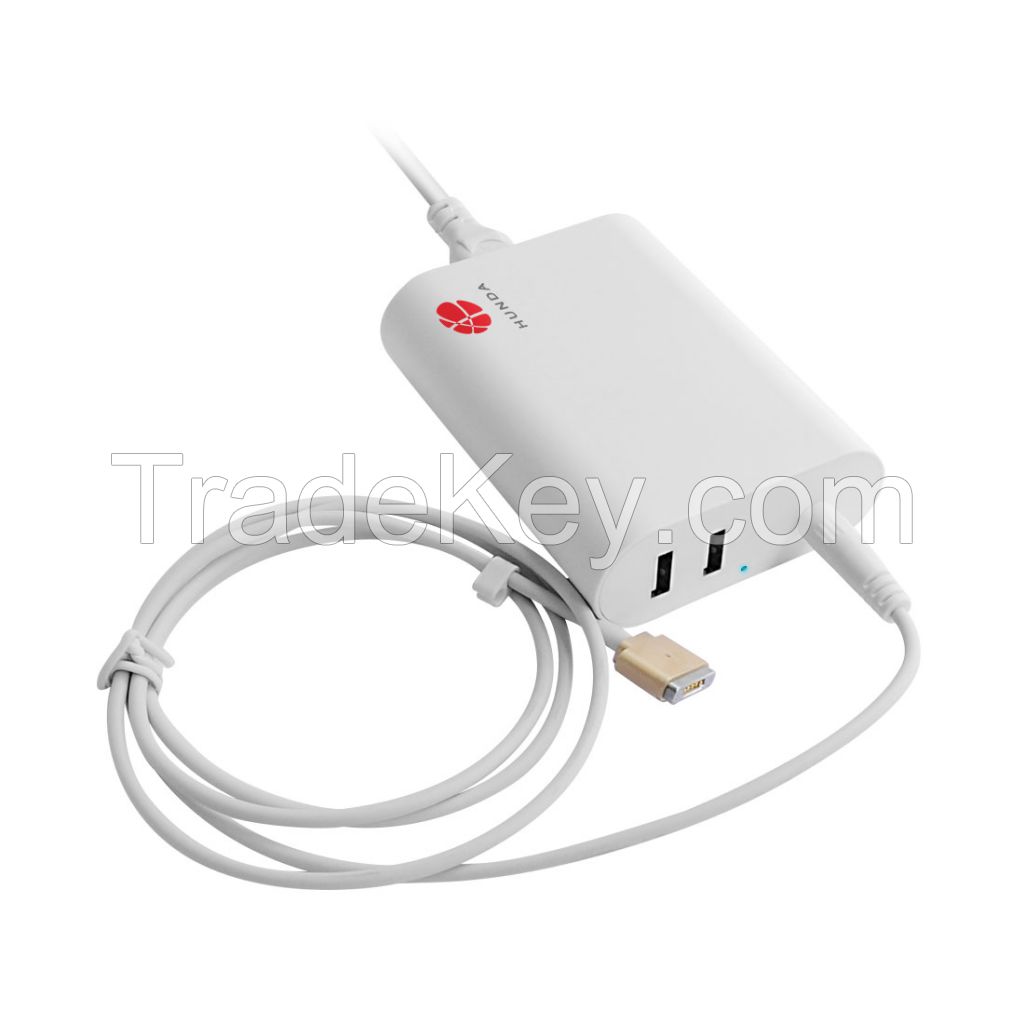 2-PORT USB Adapter 45w 60w Power Charger for MacBook A1300 A1466