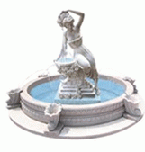 sculpture,carving,(wall)fountain,flowerpot, table&chair,bridge,lantern