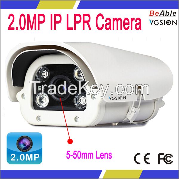 Onvif Free SDK 2.0MP Full HD 1080P security IP CCTV LPR ANPR Camera