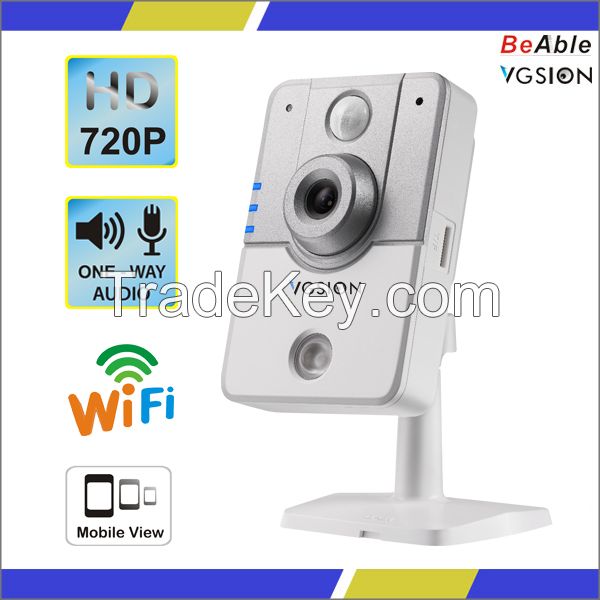HD 720P support PIR 433 protocol alarm sensor MINI WiFi IP Camera