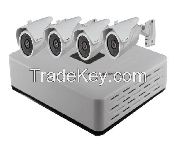 P2P IP NVR Kits 720P/960P POE NVR KITS 4CH IP Surveillance Systems