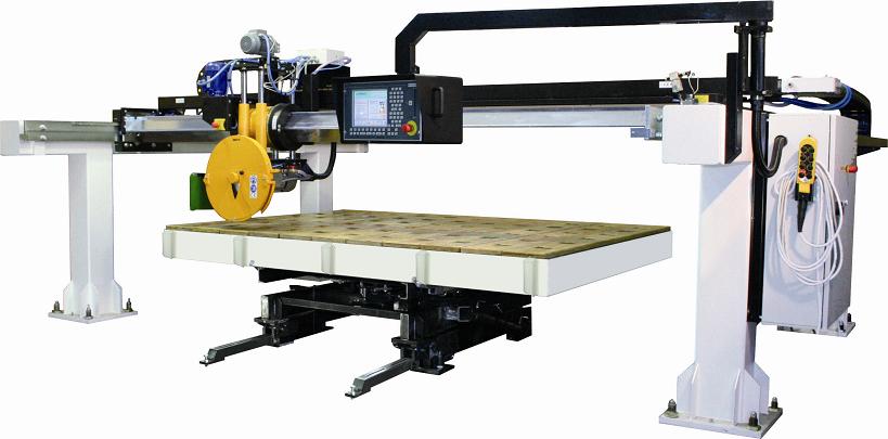 JBS - Bridge saw with turning table for marble and granite