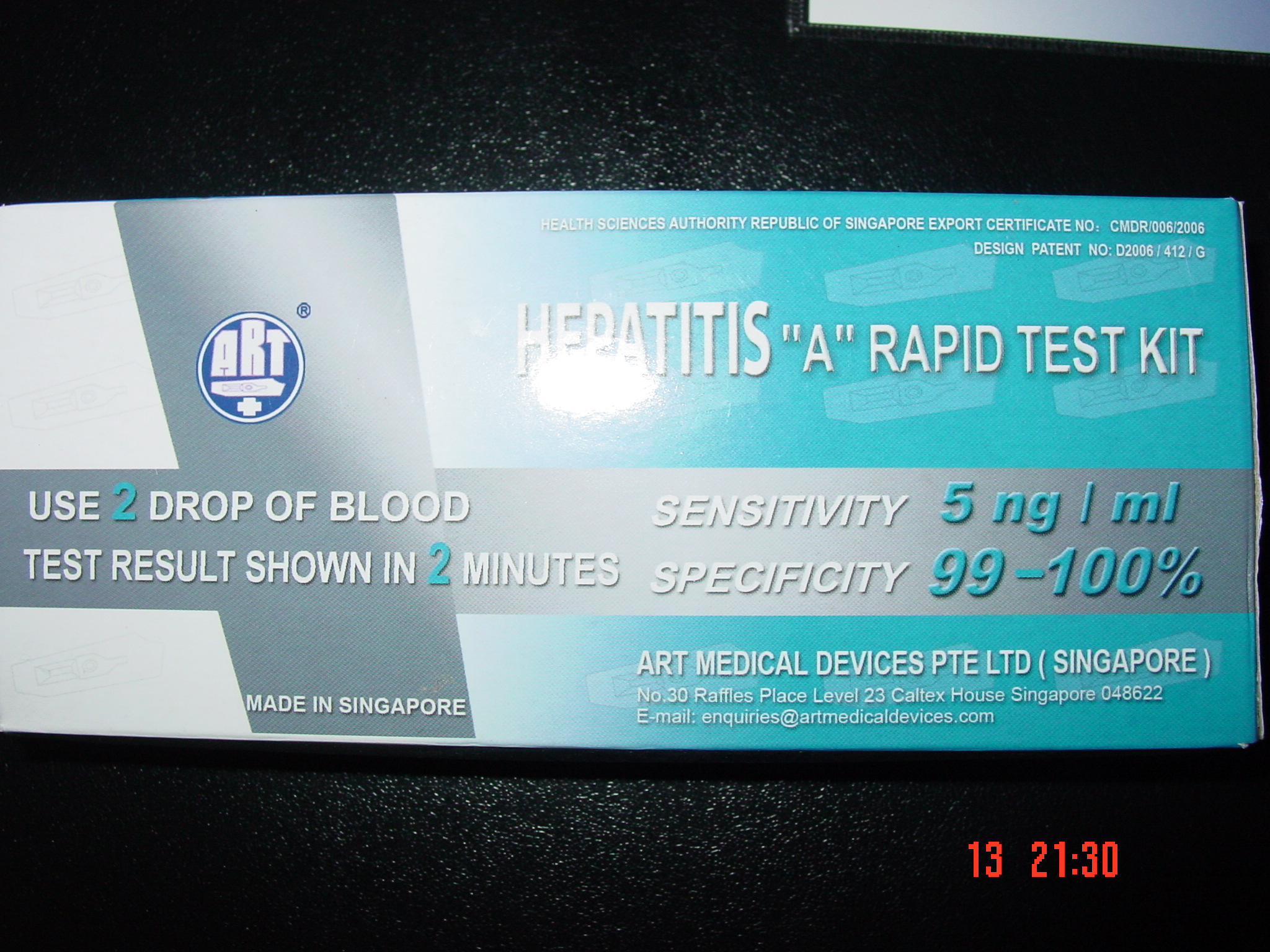 Hepatitis "A", "B", "C" Rapid Test Kit