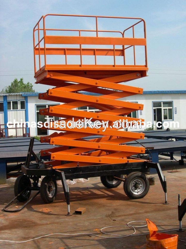  Mobile hydraulic scissor lifter platform