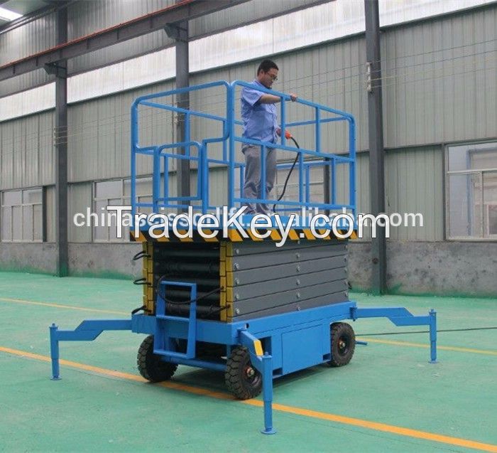 Mobile Hydraulic Scissor Aerial Work Lifter Platform