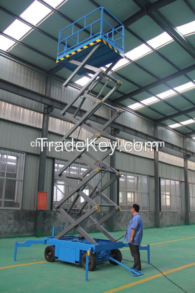 Mobile Hydraulic Scissor Aerial Work Lifter Platform