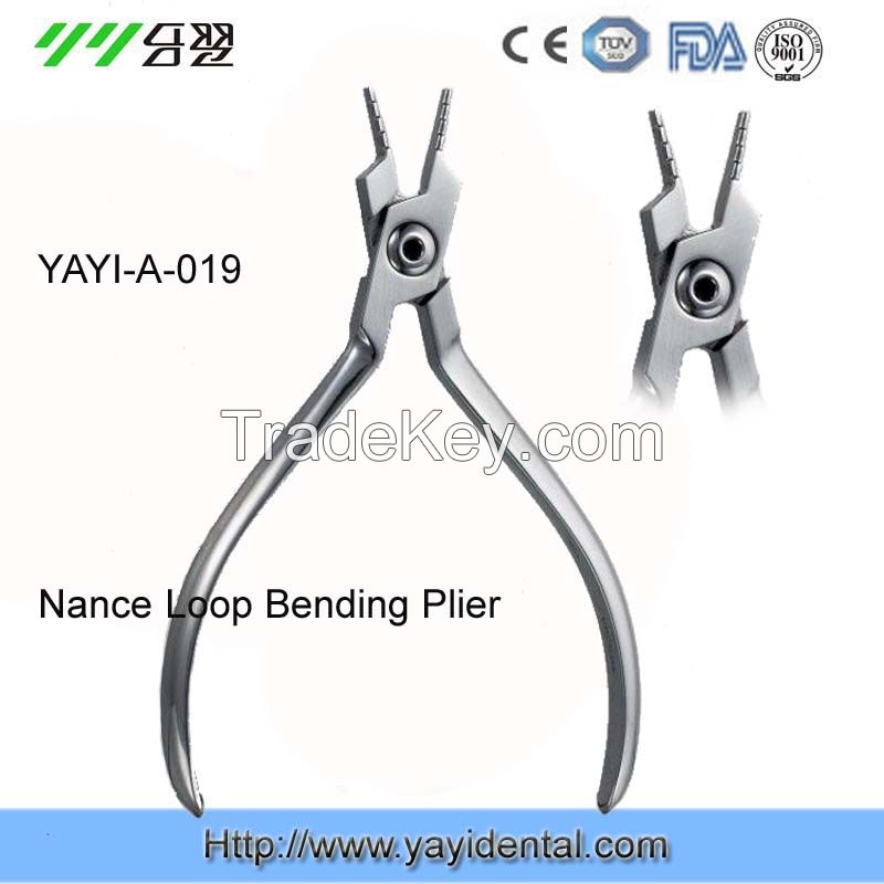 CE approved orthodontic plier nance loop bending plier yayi-a-019