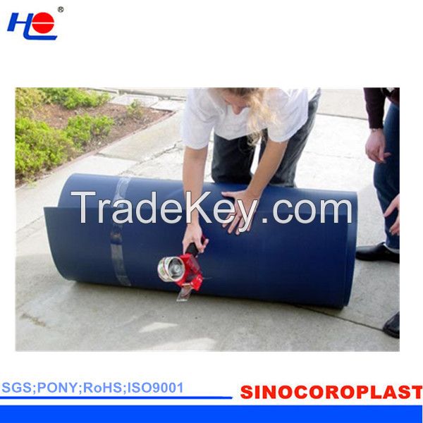 2mm Plastic Corrugated Floor Protection Sheet