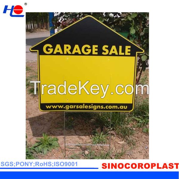 Real Estate PP Coroplast Lawn Signs