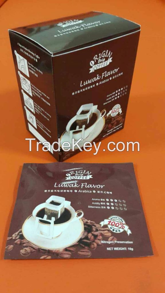 Origin Luwak flavour coffee