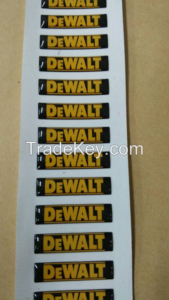 Taiwan High Quantity epoxy Dome Stickers/decal