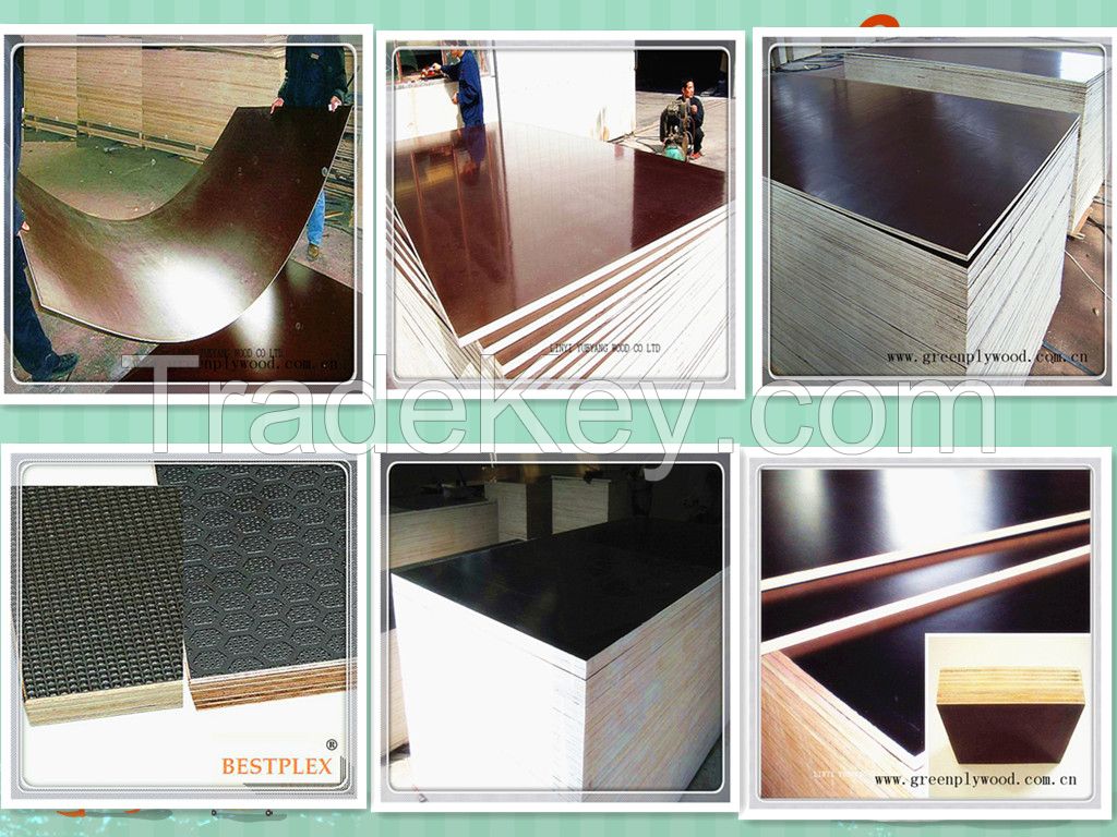Brown/Black Film Faced Construction Plywood