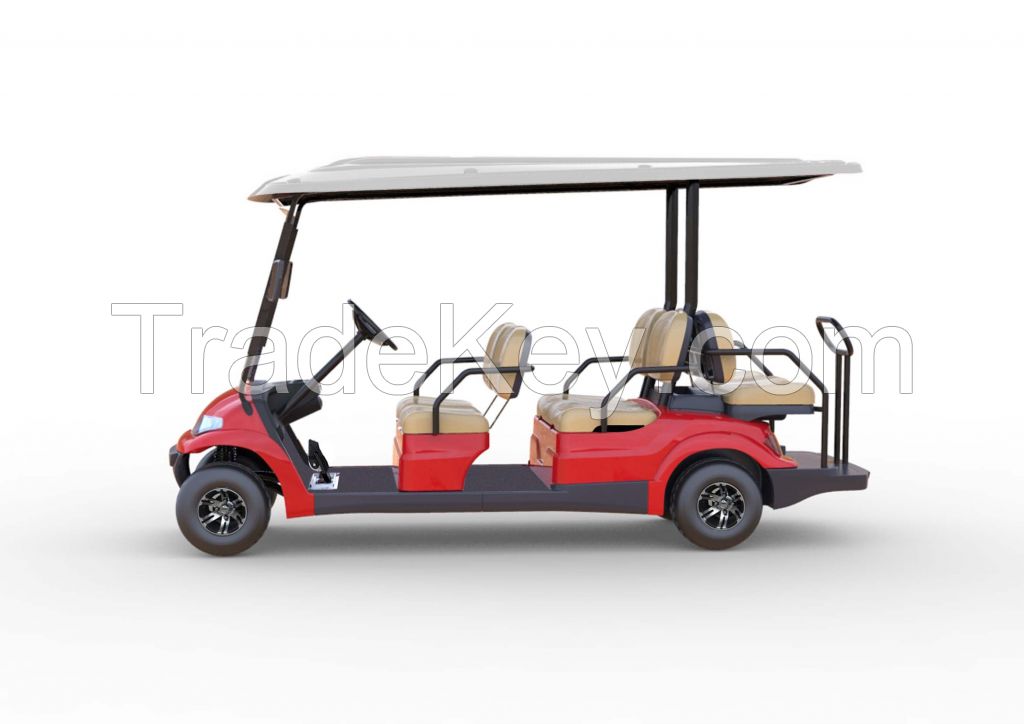 Advanced EV multi passenger electric shuttle vehicle