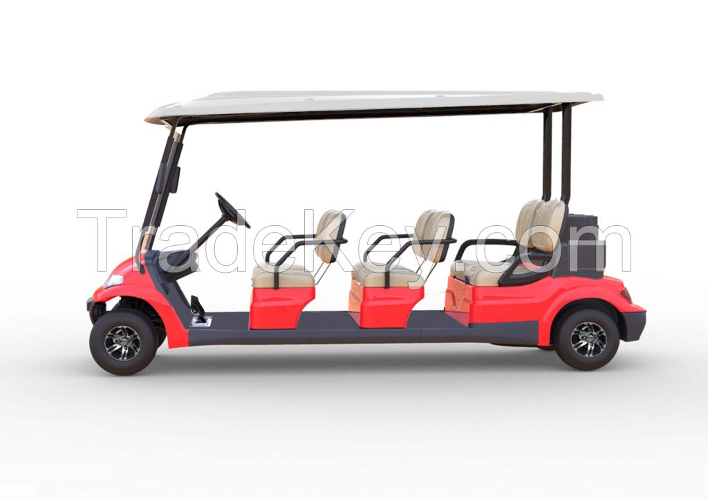 Advanced EV multi passenger electric shuttle vehicle