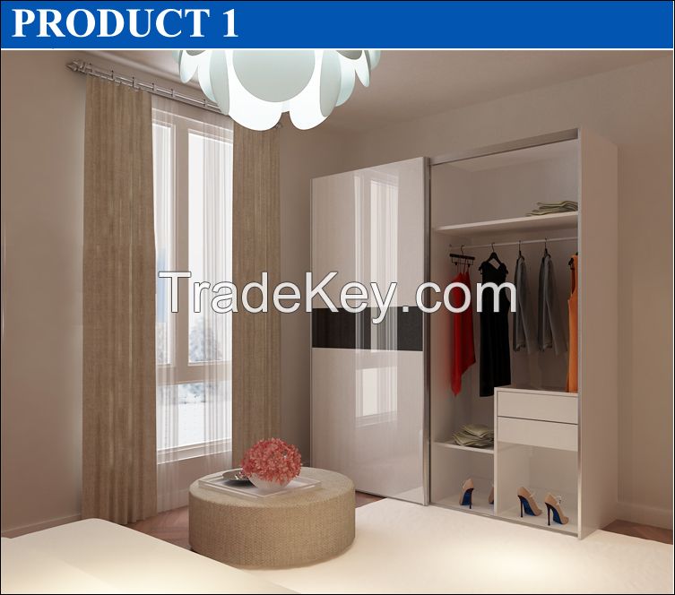 MDF material Wardrobes /comercial use wardrobe/ hotel bedroom furnitur