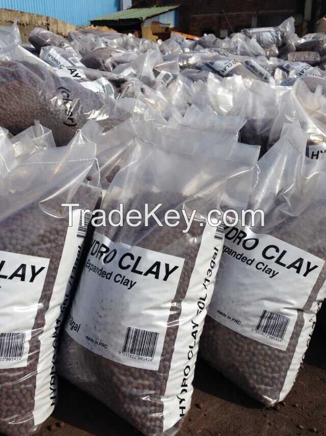 expanded clay/hydroton/clay pebbles as grow media for hydropincs horticulture