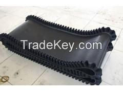 EP 630/4 * (6+2) sidewall height 40mm /sidewall width 35 mm/R 10mm/without cleats Rubber Conveyor Belt
