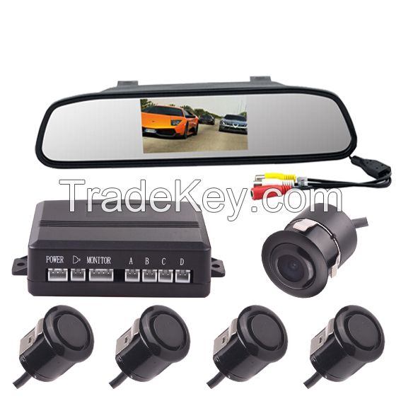 4.3" LCD Mirror Parking Sensor