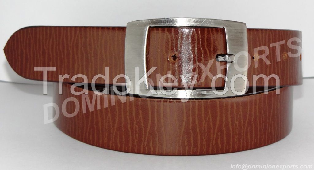 Men's leather belts