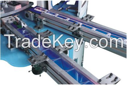 3 color automatic flat uv screen printing machine