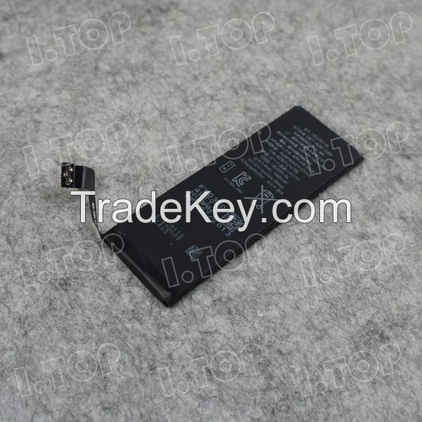 Hot selling cellphone battery for iphone 5s lithium polymer battery cell