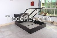 gas lift soft bed frame