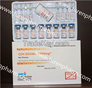 Glutathione injection + VC 1900mg#good quality and low price# for skin whitening