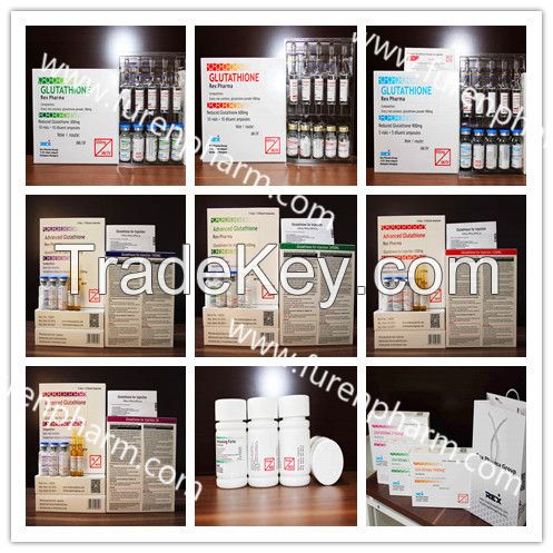 Glutathione injection + VC 1200mg#quickly effects&good quality# for skin whitening