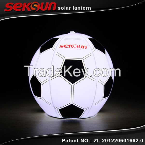 Inflatable Solar Football lantern solar led light