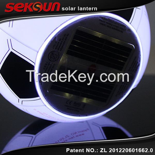 Inflatable Solar Football lantern solar led light