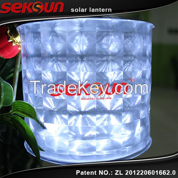 Inflatable Solar diamond alike lantern solar lamp light