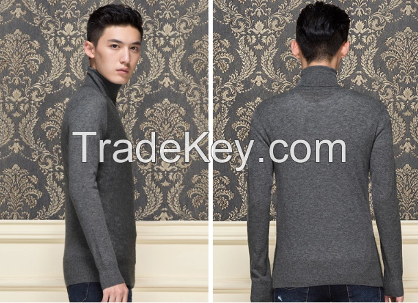 Cheap price turtle neck sweater pullover knitting made in Guangzhou