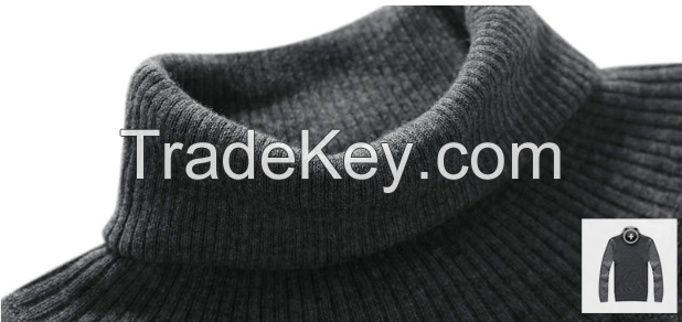 Cheap price turtle neck sweater pullover knitting made in Guangzhou
