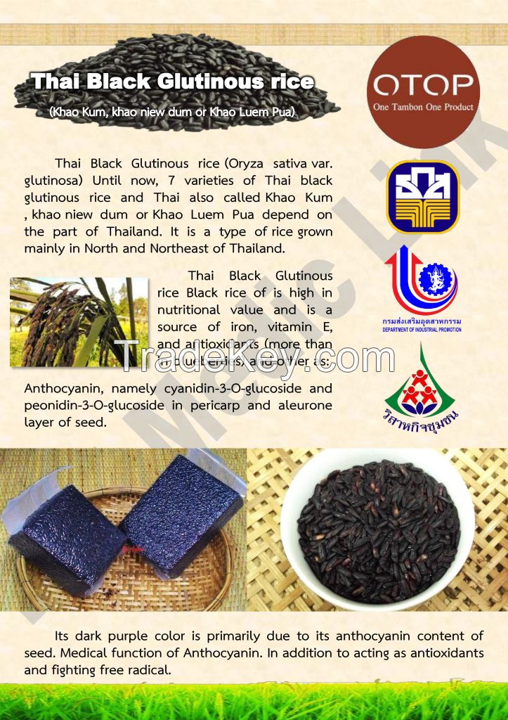 Thai  Black Glutinous rice