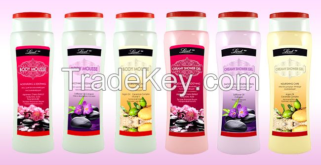 Body mousses and shower gels