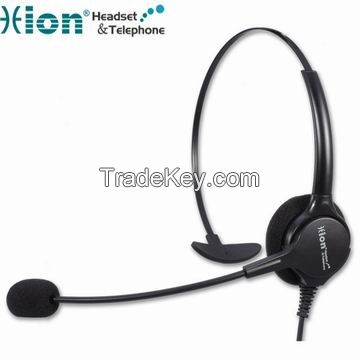 Comfortable Noise Canceling Microphone Call Center Headset with QD