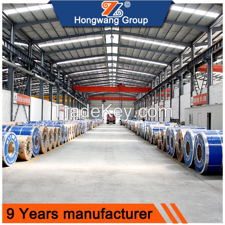 HONGWANG 2B SURFACE STAINLESS STEEL COIL WITH VERY CHEAP PRICE