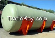 Horizontal Fiberglass Storage Tanks