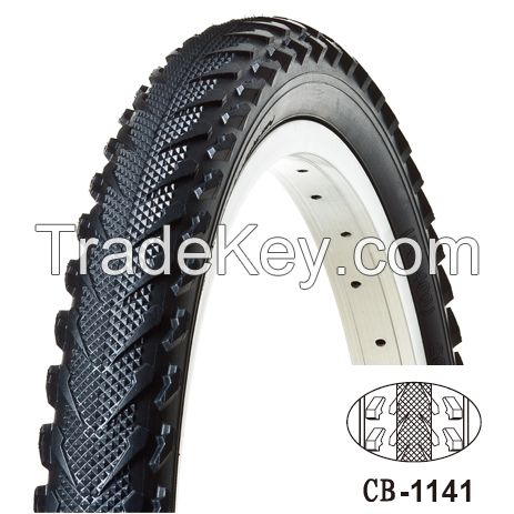 Natural Rubber Mountain Bicycle Tyre/Tire/Inner Tube 14''*2.125
