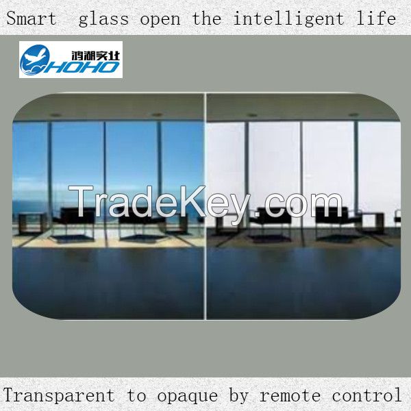 Smart PDLC Film Glass/Electric privacy film, self adhesive smart glass film, switchable glass