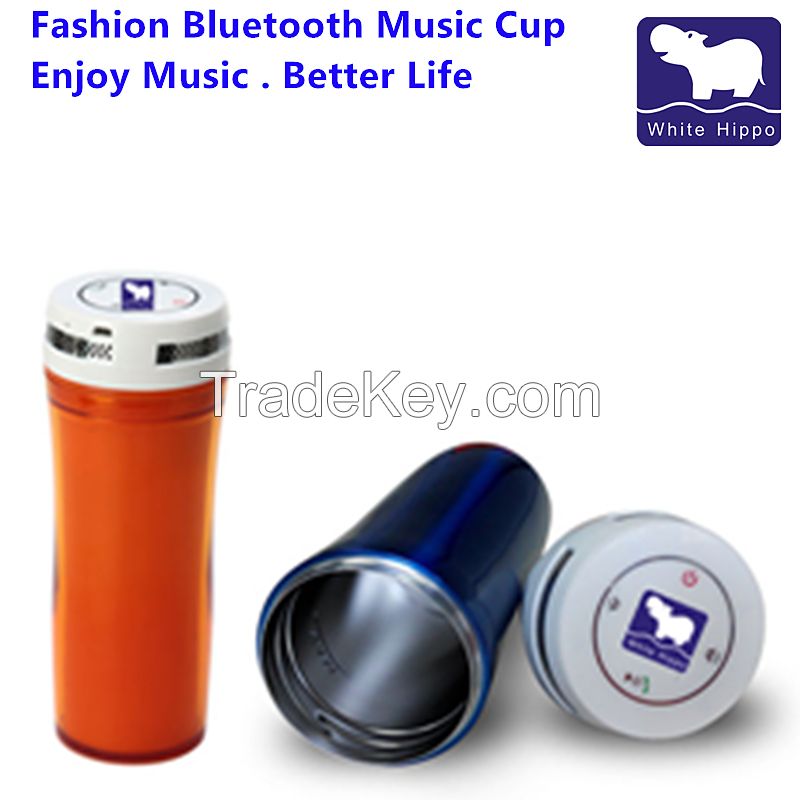 2015 new gadget wireless bluetooth music player thermos cup