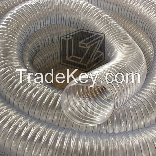 PVC high quality wire extendibility reinforced industrial hose