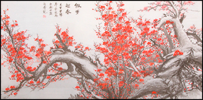 traditional Chinese painting glass