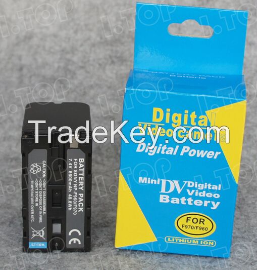 battery gb t18287-2000 Battery for Sony NP-F960/F970,6400mAh