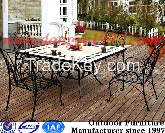 popular sales outdoor furniture square marble table