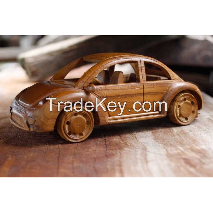 Teak Wood Bug Car