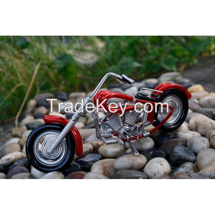 Red Wire Motorbike