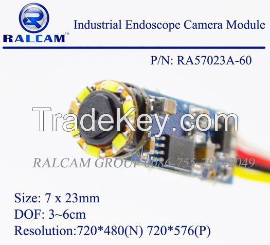 7mm,0.42M PIXEL Endoscope camera module