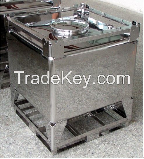Stainless steel container for foods and medicines