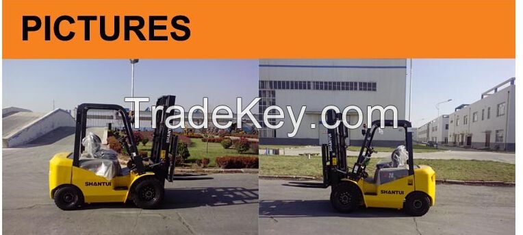 3.0 Ton Diesel Forklift with japan brand C240 engine and 3M standard Mast